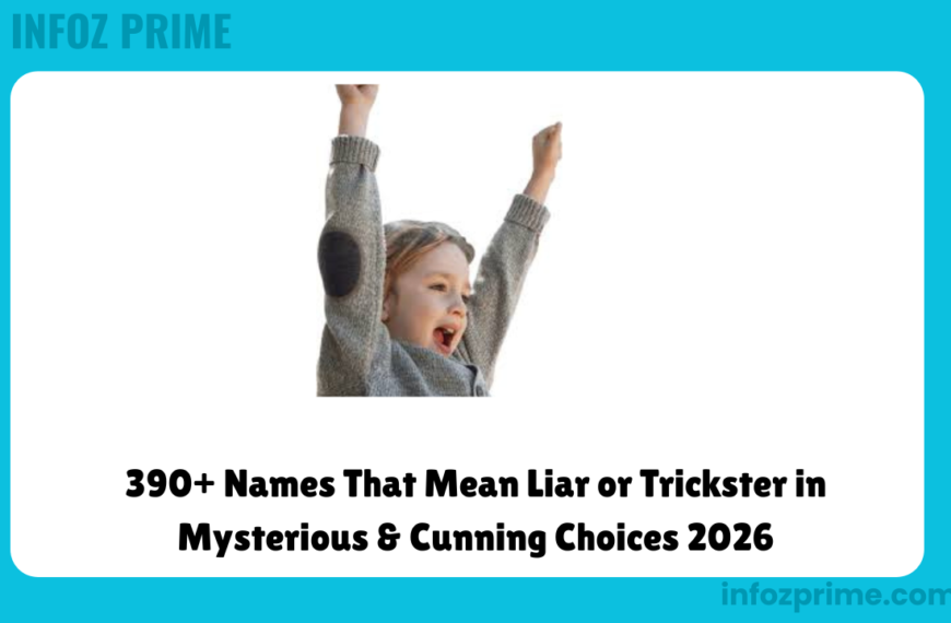 390+ Names That Mean Liar or Trickster in Mysterious & Cunning Choices 2026
