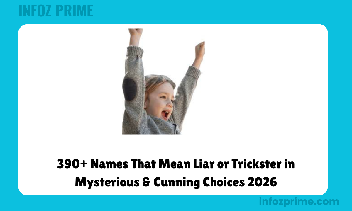 390+ Names That Mean Liar or Trickster in Mysterious & Cunning Choices 2026