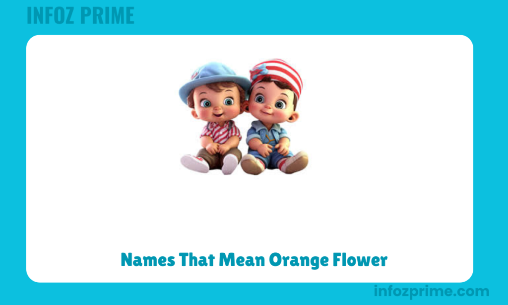 Names That Mean Orange Flower