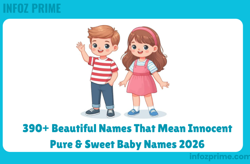 390+ Beautiful Names That Mean Innocent Pure & Sweet Baby Names 2026